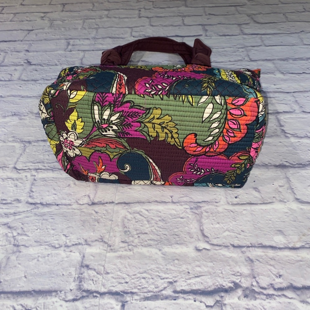 Vera Bradley Hadley East West Tote in Autumn Leaves Pattern - Picture 3 of 9